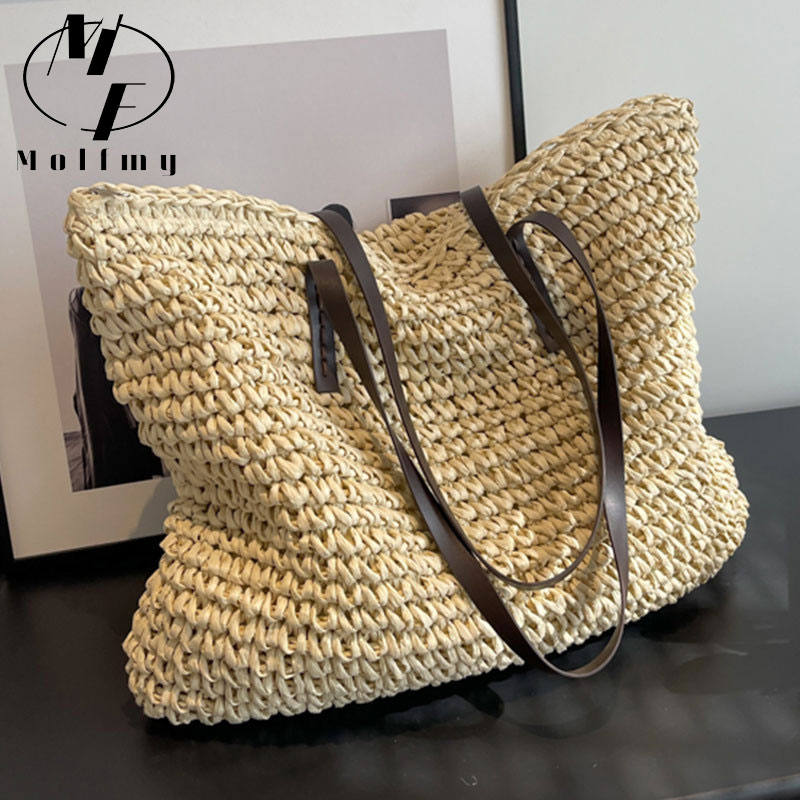 Luxury Bags Vendor - حقائب يد كبيرة من القش المنسوج