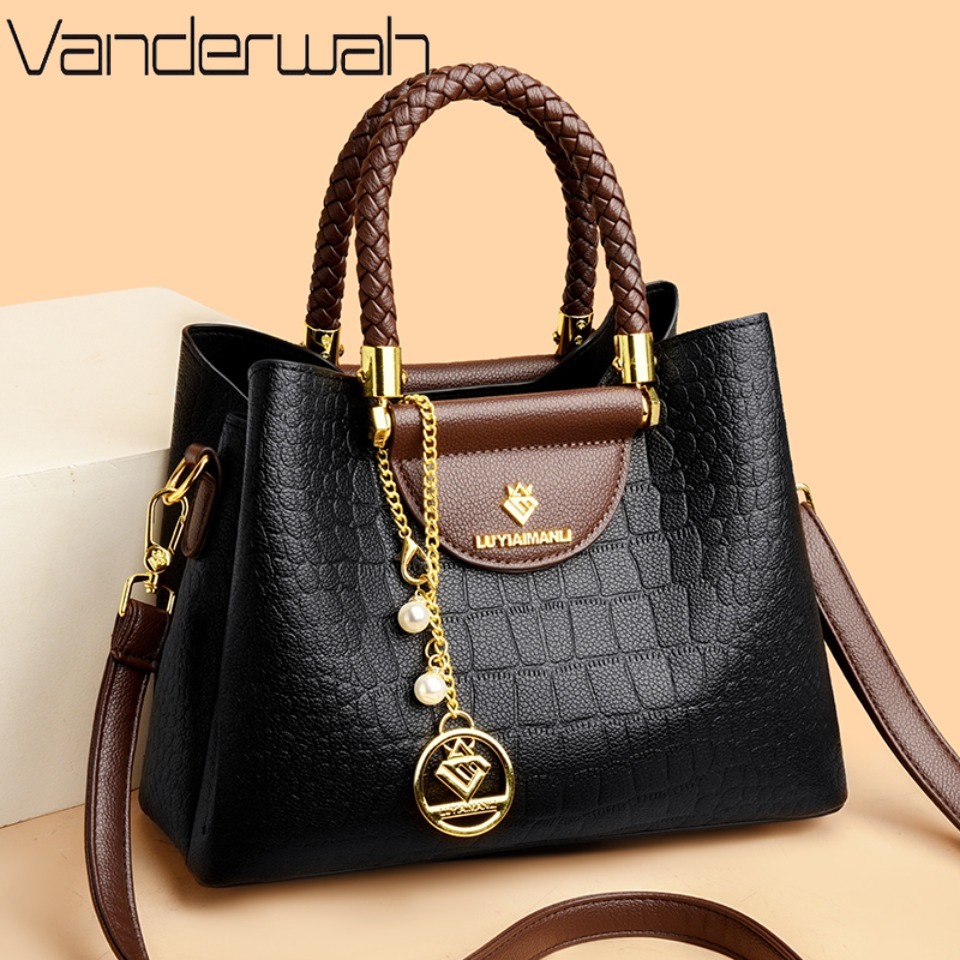 Luxury Bags Storage - المنسوجة مقبض العلامة التجارية حقيقية عالية