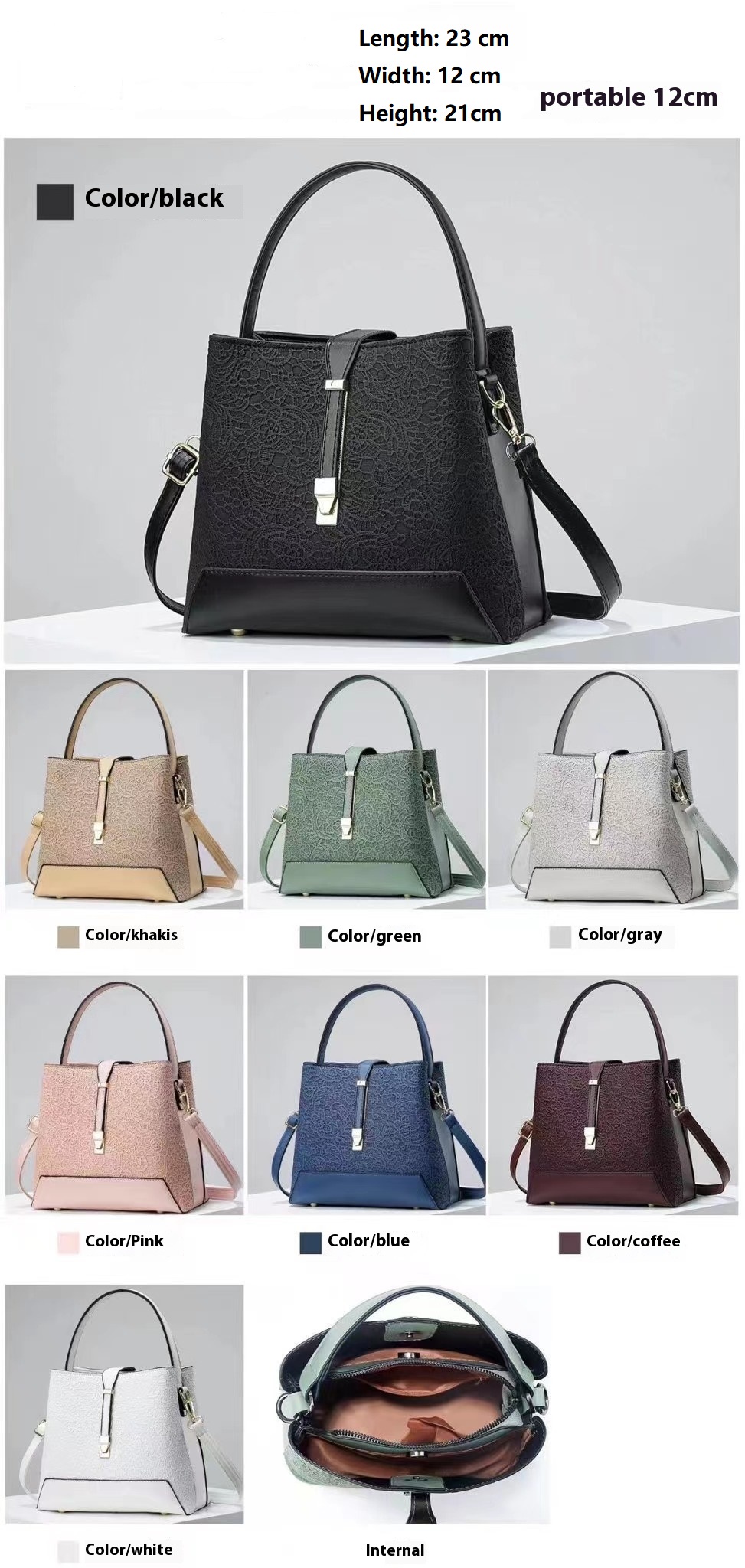 جديد فاخر حمل حقيبة جلدية أنيق - مراجعة Luxury Bags Vendor وسعره