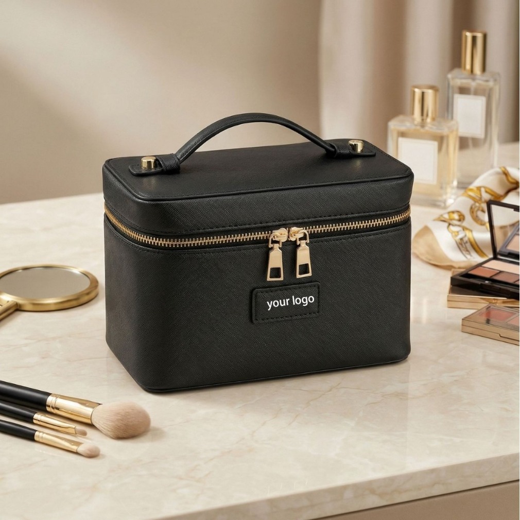 حقيبة مكياج فاخرة من الجلد بنق - مراجعة Luxury Bags Storage وسعره